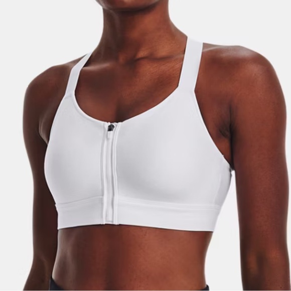 EUC Under Armour Continuum High Zip M White - Picture 1 of 4